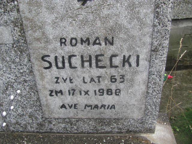 Roman Emil Suchecki 1925 Winnica - Grobonet - Wyszukiwarka osób pochowanych